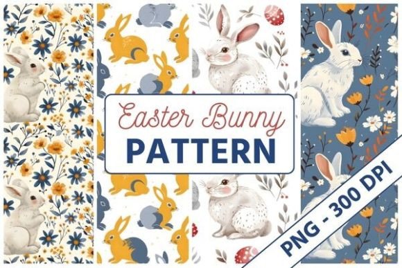 Download Easter Bunny Pattern 01 - Bunny Collection