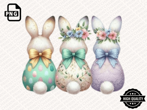 Download Happy Easter PNG Coquette Easter Bunny - Bunny Collection