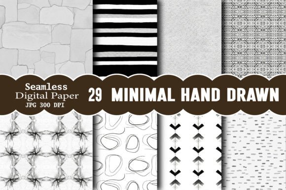 Download Minimal Hand Drawn Patterns - Premium Resources