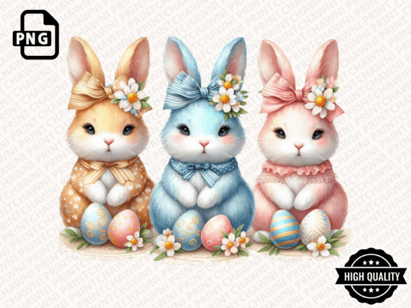 Download Happy Easter PNG Coquette Easter Bunny - Bunny Collection