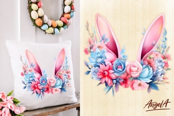 Download Easter Bunny Ears Clipart Sublimation - Bunny Collection