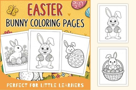 Download Easter Bunny Coloring Pages for Kids - Bunny Collection