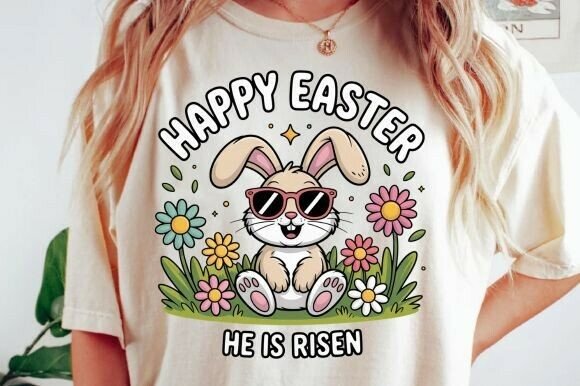 Download He is Risen PNG, Happy Easter Bunny Png - Bunny Collection