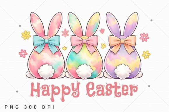 Download Happy Easter PNG, Coquette Easter Bunny - Bunny Collection