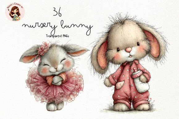 Download Baby Bunny PNG Clipart Nursery - Bunny Collection