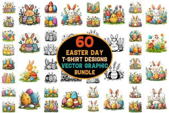 Download Easter Day Vector Graphic Bundle - Easter day vector Collection
