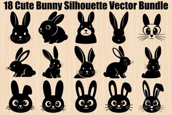 Download Cute Bunny SVG Bundle - Bunny Collection