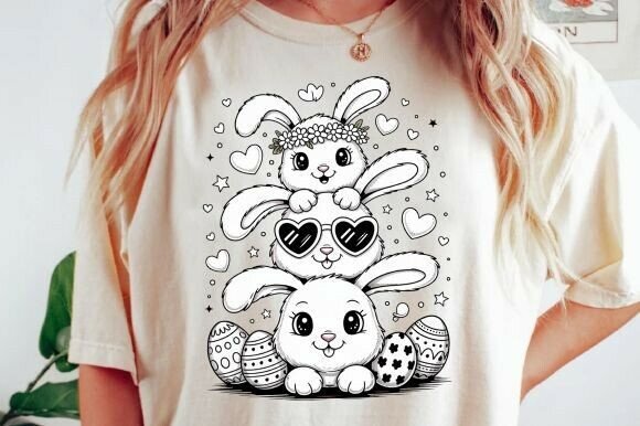 Download Happy Easter Bunny PNG, Retro Easter Png - Bunny Collection