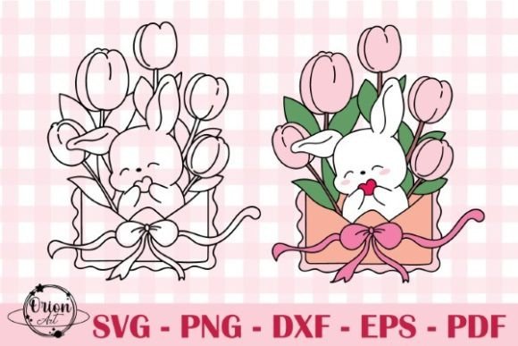 Download Cute Bunny SVG PNG Sublimation Clipart - Bunny Collection