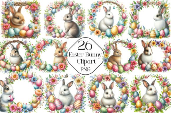 Download Easter Bunny Sublimation Clipart PNG - Bunny Collection