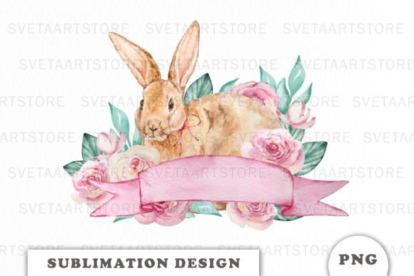 Download Easter Bunny Sublimation Design Png - Bunny Collection