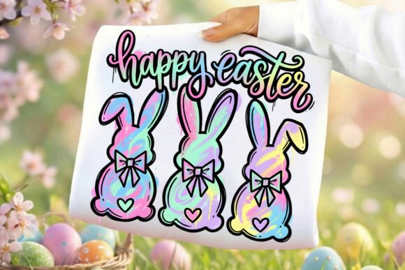 Download Brushstroke Easter Bunny Png Easter Png - Bunny Collection
