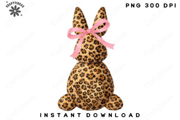 Download Happy Easter Bunny Leopard Png, Coquette - Bunny Collection
