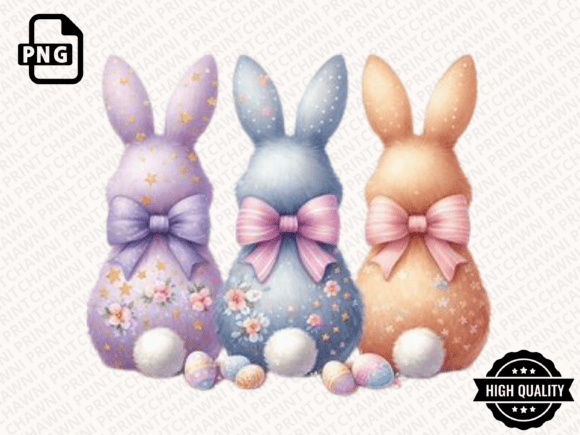 Download Happy Easter PNG Coquette Easter Bunny - Bunny Collection