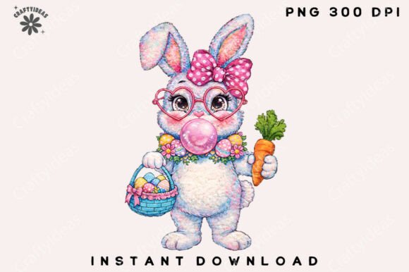 Download Faux Yarn Easter Bunny Png Easter Png - Bunny Collection