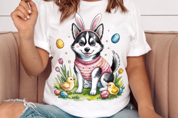 Download Cute Easter Dog Bunny Ears PNG Clipart - Bunny Collection