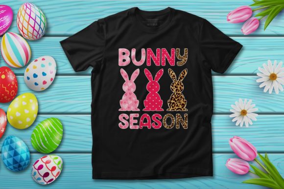 Download Bunny Season Easter SVG T-shirt Design - Bunny Collection