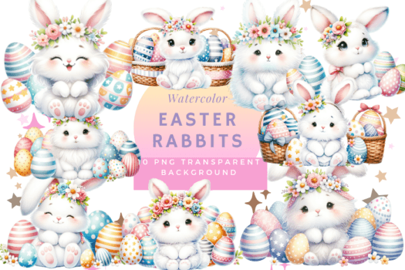 Download Easter Eggs Rabbit Nursery Cute Bunny - Bunny Collection