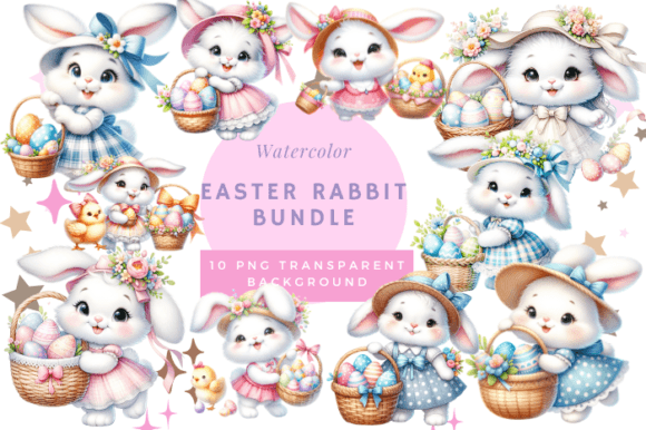 Download Easter Eggs Rabbit Nursery Cute Bunny - Bunny Collection
