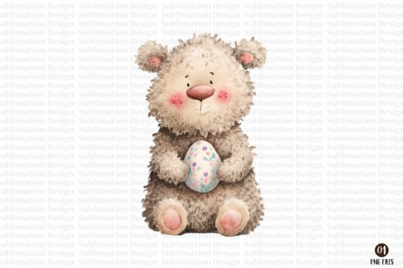 Download Whimsical Easter Bunny Lamb Nursery PNG - Bunny Collection