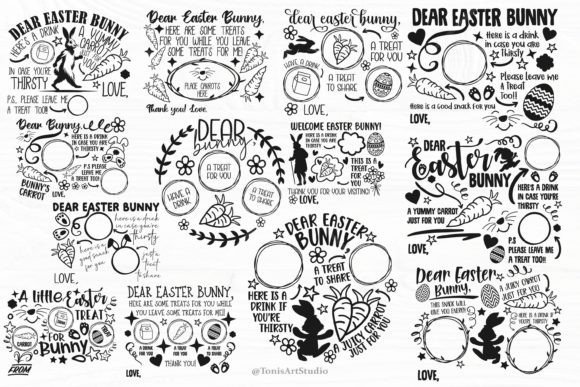 Download Easter Bunny Tray SVG Bundle, Easter SVG - Bunny Collection
