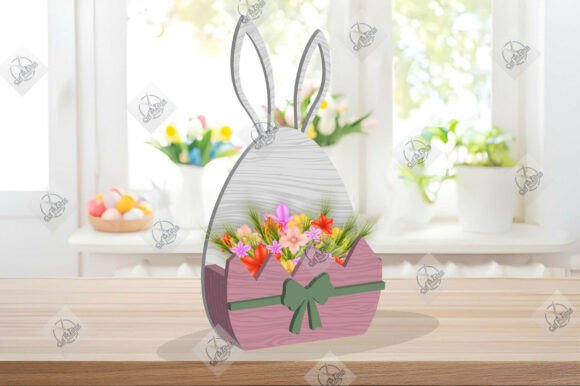 Download Pastel Easter Bunny Gift Box Laser Cut - Bunny Collection