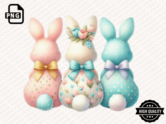 Download Happy Easter PNG Coquette Easter Bunny - Bunny Collection