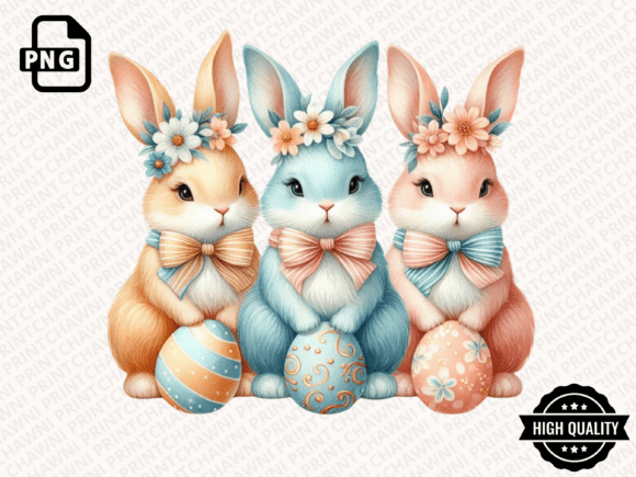 Download Happy Easter PNG Coquette Easter Bunny - Bunny Collection