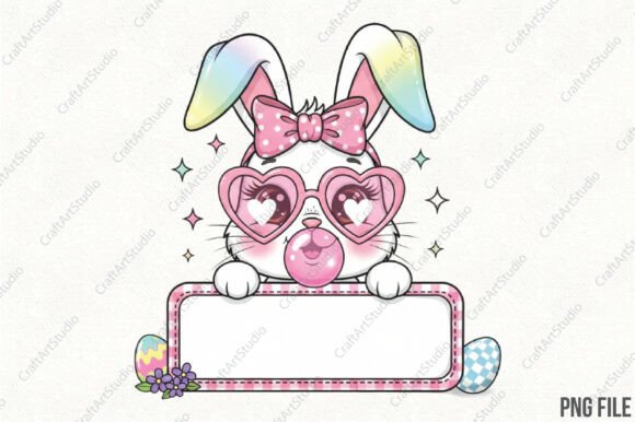 Download Personalized Easter Bunny Girl Png - Bunny Collection