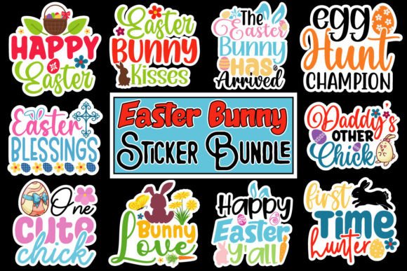Download Easter Bunny Sticker Bundle - Bunny Collection