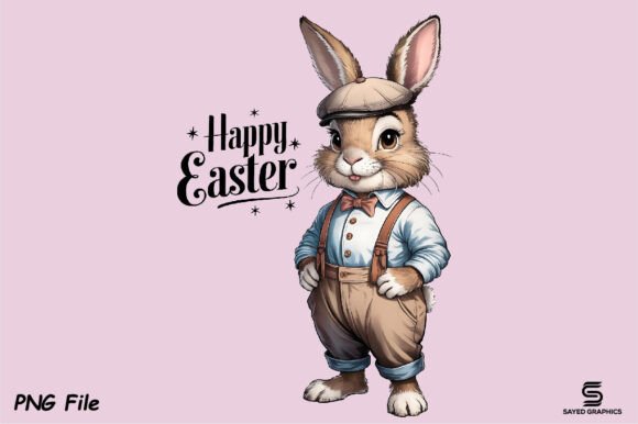 Download Happy Easter Rabbit Bunny Clipart Png - Bunny Collection