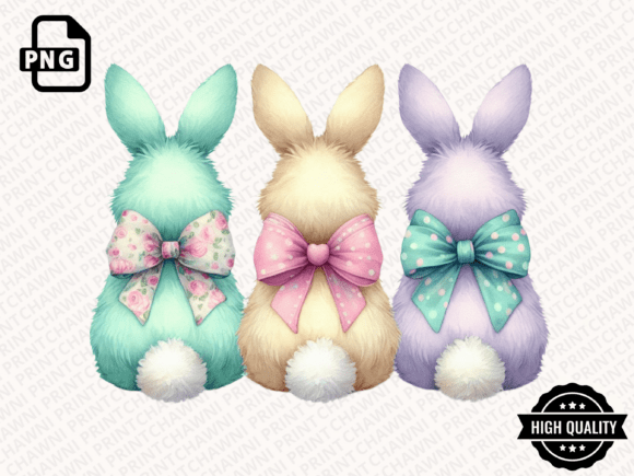 Download Happy Easter PNG Coquette Easter Bunny - Bunny Collection