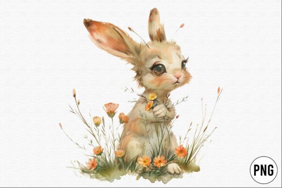 Download Whimsical Bunny Clipart - Bunny Collection