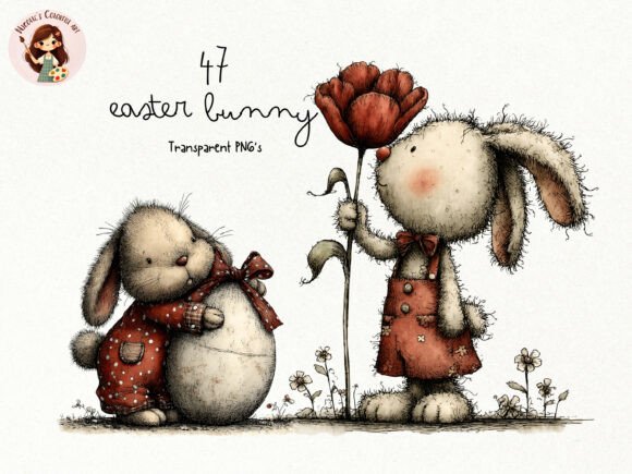 Download Easter Bunny PNG Clipart Bundle - Bunny Collection