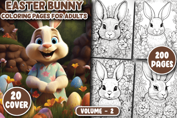 Download 200 Easter Bunny Coloring Pages - Bunny Collection