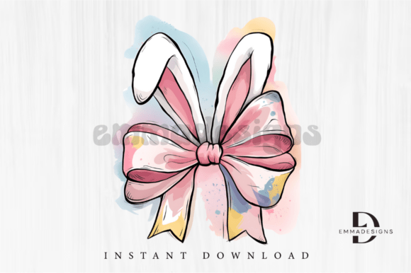 Download Easter Bunny Coquette Bow PNG,Easter PNG - Bunny Collection