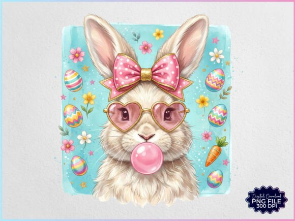 Download Cute Coquette Easter Bunny PNG - Bunny Collection