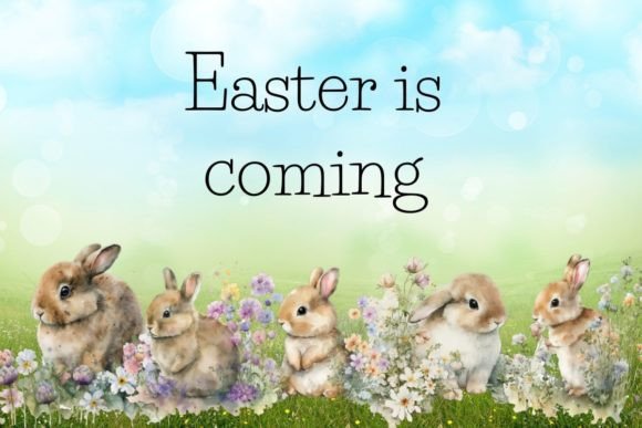 Download Easter Cute Bunny SVG Watercolor - Bunny Collection