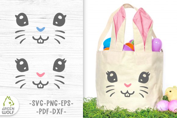 Download Easter Basket with Bunny Face&nbsp;&nbsp; - Bunny Collection