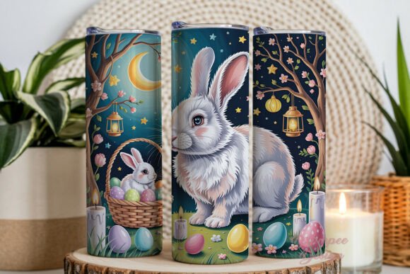 Download Enchanted Easter Bunny Night 20oz Wrap - Bunny Collection