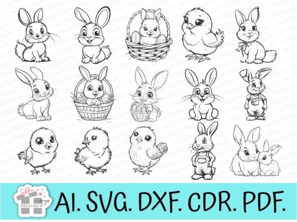 Download Easter Bunny Vector Graphics Svg Laser - Bunny Collection